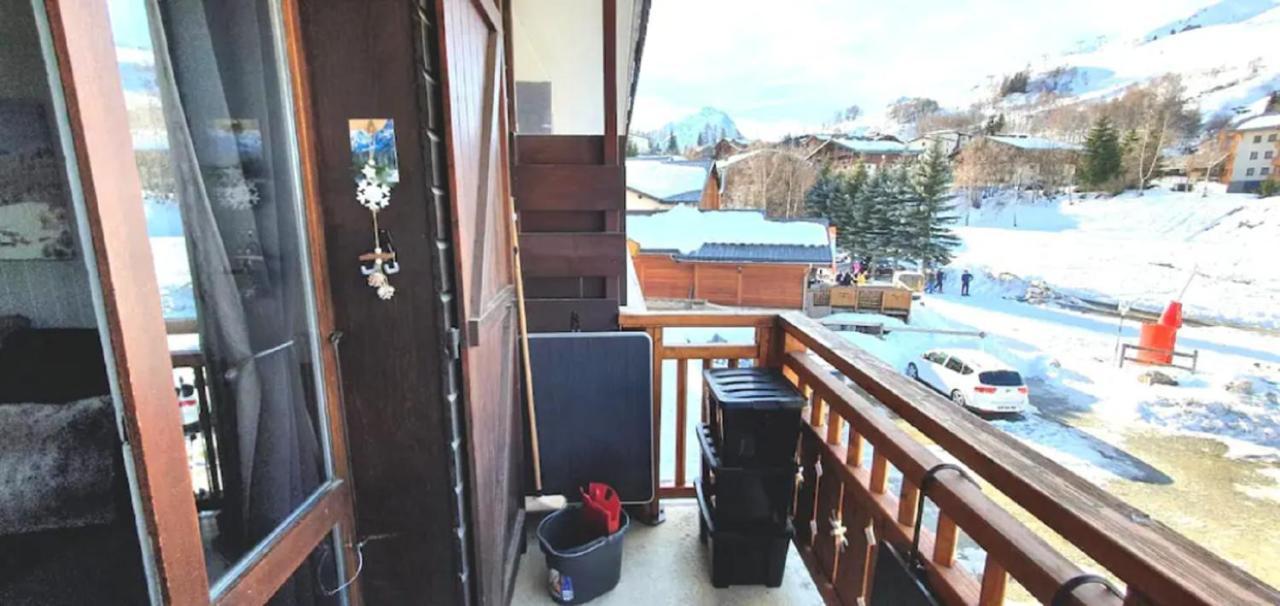 Studio 2 Alpes, Proche Lac Buissonniere, Menage Inclus, Balcon, Parking Les Deux Alpes Luaran gambar