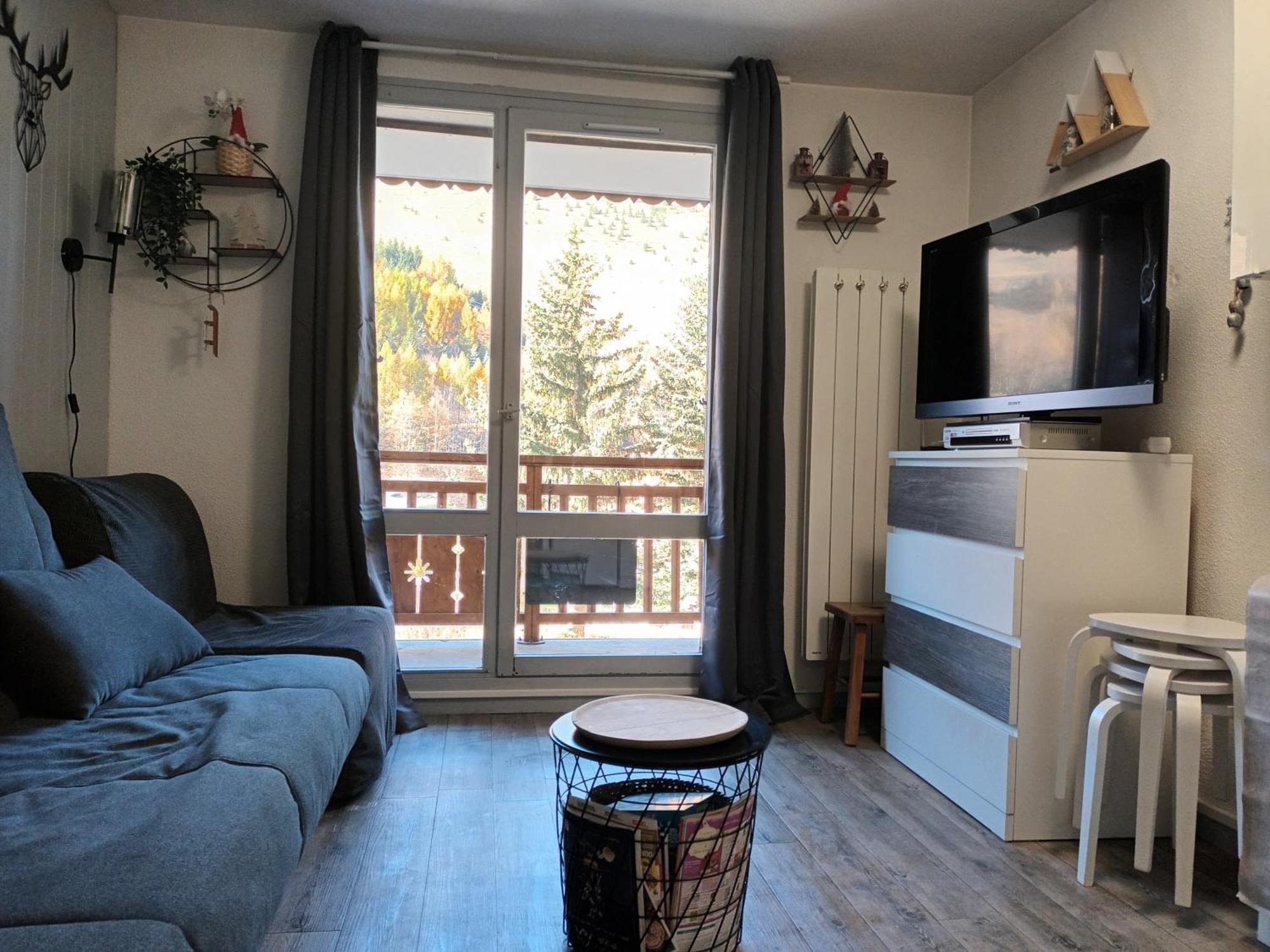 Studio 2 Alpes, Proche Lac Buissonniere, Menage Inclus, Balcon, Parking Les Deux Alpes Luaran gambar